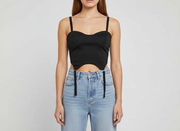 Topy: PrettyLittleThing, Top damski, rozmiar XS