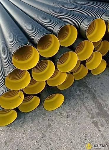gurcustan: Koruge HDPE boru Corrugated Pipe çatdi̇ri̇lma pulsuz hdpe (pe100) su — 3