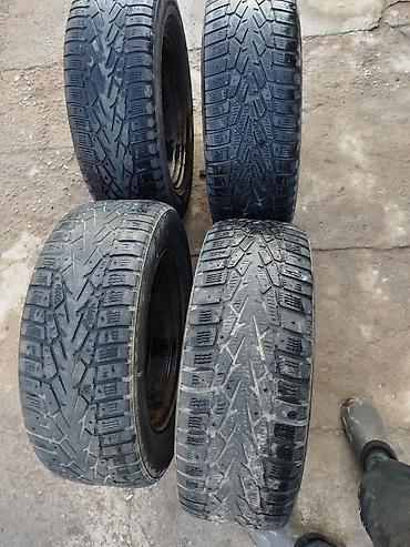 балон кышкы: Дөңгөлөктөр монтажда 215 / 65 / R 16, Кыш, Колдонулган, Комплект, Жеңил унаалар, Темир — 3