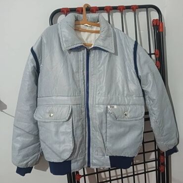 плащ дождовик: Дождевик, Куртка, цвет - Голубой, 5XL (EU 50)