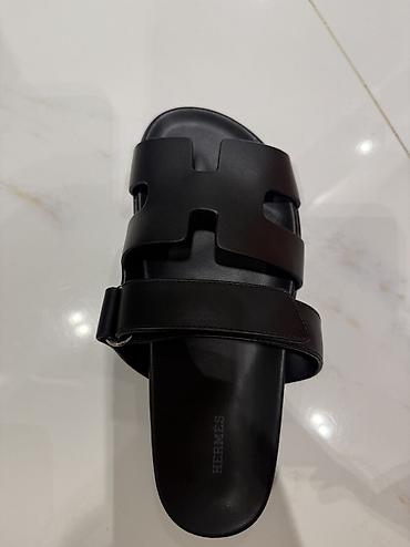 herfli sepler: Hermès kişi slayd sandal 1:1 kopiya, temiz deri Yenidir, olcu uygun — 3