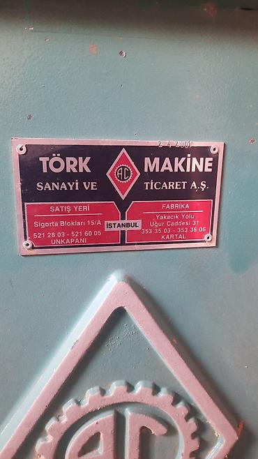 Alətlər: Ağac emalı üçün sənaye tipli dəzgah – Törk Makine (İstanbul) istehsalı — 3
