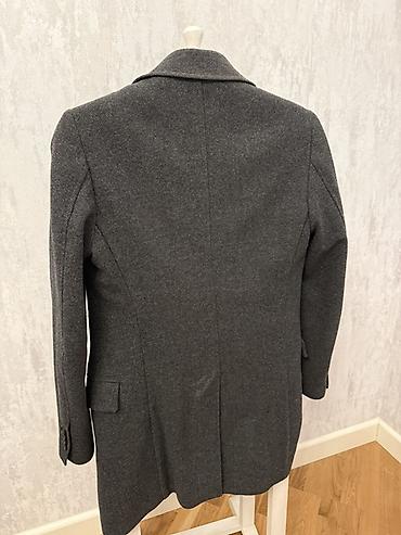 kişi paltolar: Palto, Benetton, rəng - Boz — 3