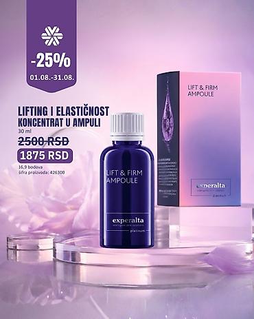 brus press: Experalta Platinum Lift & Firm Ampoule – koncentrat za lifting i — 1