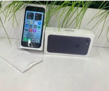 Apple iPhone: IPhone 7, Б/у, 128 ГБ, Черный, Чехол, Коробка, 100 %