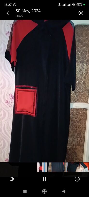 qara duz donlar: Вечернее платье, Миди, 6XL (EU 52)