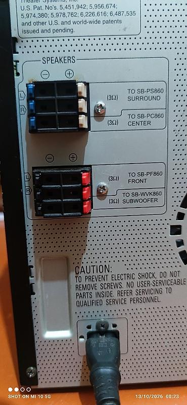 musiqi sentir: Panasonic SA-VK860 musiqi mərkəzi / DVD audio sistem Çoxfunksiyalı ev — 3