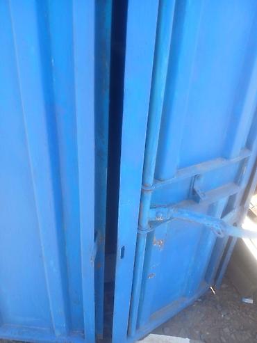 seyf qapi modelleri: Mavi metal qapı dəsti - Material: qalın polad konstruksiya — 2