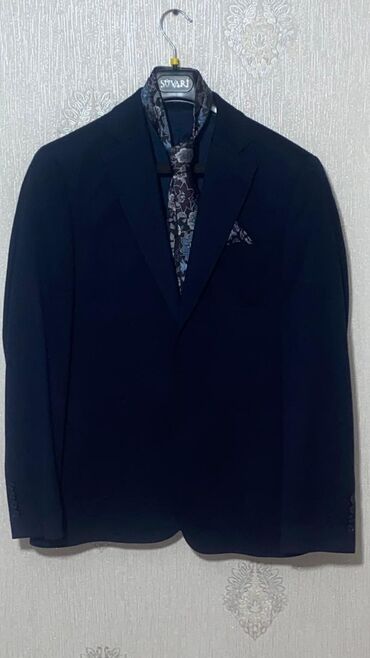 Kostyumlar: Süvari brendinin tünd göy rəngli kişi dəsti - Üst geyimi: klassik — 8