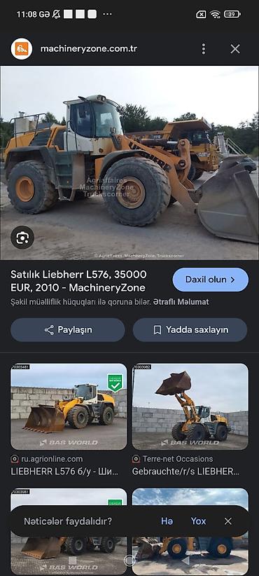 ekskavatör: Satıram kon diş 1-300 manat — 2