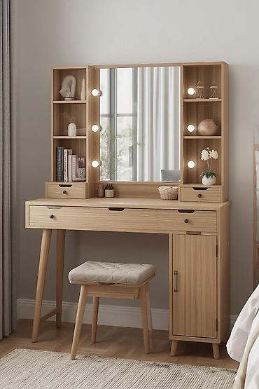 Гарнитуры для прихожей: Гарнитур для прихожей, Новый, Шкаф, Бесплатная доставка, цвет - Бежевый — 9