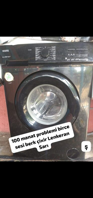 masin ucun manitorlar: Paltaryuyan maşın Vestel, 6 kq, İşlənmiş, Avtomat, Qurutma var, Kredit yoxdur, Ünvandan götürmə
