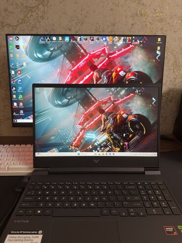 ноутбук для игры: Ультрабук, HP, 16 ГБ ОЗУ, AMD Ryzen 5, 15.6 ", Б/у, Игровой, память SSD