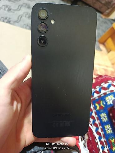 Samsung Galaxy A14, 64 GB, rəng - Boz, Barmaq izi, Face ID
