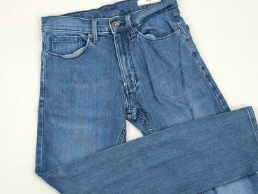 jeansowe rozkloszowane spódniczka: Jeansy, S, stan - Bardzo dobry