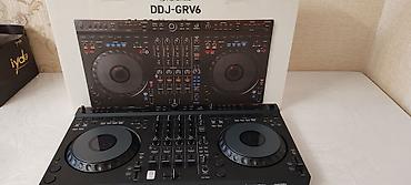 dj controller az: Pioneer DDJ-GRV6 DJ kontrolörü - 2 deckli, mərkəzdə 4 kanallı mikser — 1