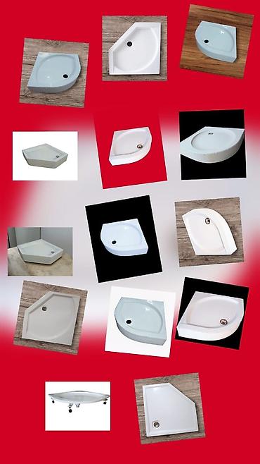 Duş kabinaları, arakəsmələr: Akril material. YENİ. Müxtəlif ölçü və modellər mövcuddur. bazar — 5