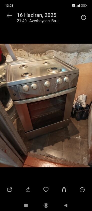 2 goz qaz: Duxovka Alizz, Qazlı, rəng - Gümüşü, Quraşdırılan, İşlənmiş