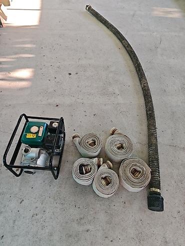 xalçaların satışı: 80 mm-lik motopompa su nasosu. Yanacaq növü Ai-92. Çox az istifadə — 6