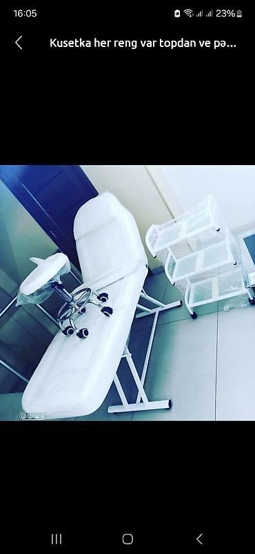 Salon, tibbi mebel: Yeni, Kosmetoloji kuşetka, Qatlanan, rəng - Ağ — 5