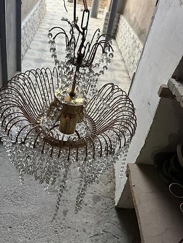 parda tül: Çılçıraq, 6 lampa, Metal — 4