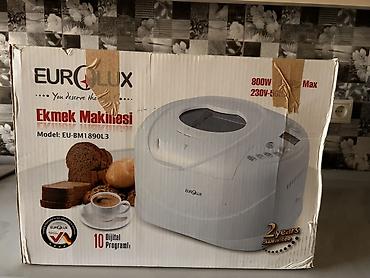 corek bisiren soba: Yeni Çörəkbişirən, Eurolux, Çörəyin çəkisi - 1 - 1.5 kq, Ünvandan götürmə — 1