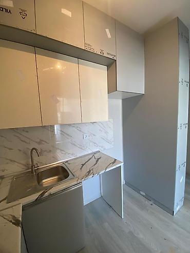 Sifarişlə mətbəx mebeli: Sifarişlə mətbəx dəsti, Özü çəkən petlələr, MDF, Kredit yoxdur, Ünvandan götürmə, Pulsuz çatdırılma, Ödənişli çatdırılma — 3