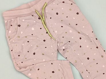 legginsy jeansowe dla dziewczynki: Spodnie dresowe, VRS, 9-12 m, stan - Bardzo dobry