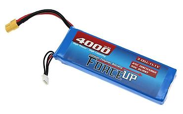 4000: 11.1V Li-Po Batareya 4000mAh – ForceUP Multikopter, helikopter, RC — 4