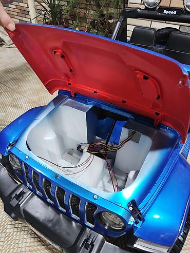 teker corabı: Uşaq üçün elektrikli off-road tipli maşın – “Speed” brendi, mavi rəng — 3