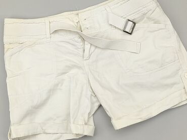 biała spódnice krótkie: Shorts, XL (EU 42), condition - Fair
