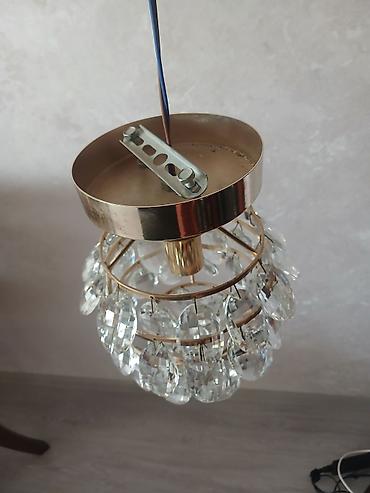 lambirin tavan: Çılçıraq, 1 lampa, Xrustal — 1