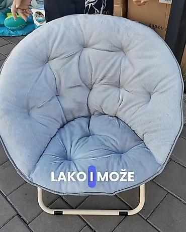 ormar dubine 35 cm: Udobna papasan fotelja – mekana, duboka školjkasta sedišna korpa sa — 1