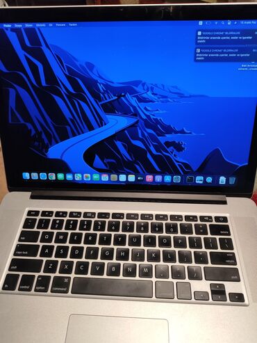 macbook qiymeti: İşlənmiş Apple MacBook, 15 ", Intel Core i7, 256 GB, Ünvandan götürmə