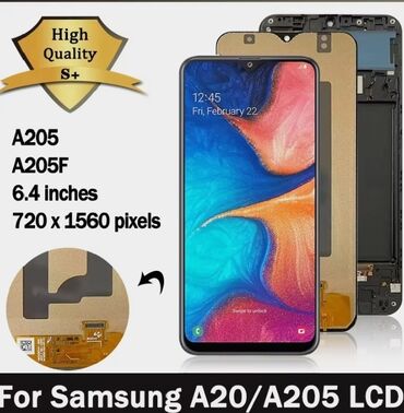 Samsung: Samsung Galaxy A20, 64 GB, rəng - Qara, Zəmanət