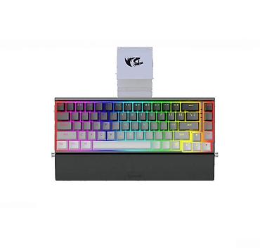 Техника и электроника: Redragon K641-W GW-RGB-PRO Shaco Pro Aluminum Mechanical Gaming — 1