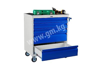 Инструменты и тележки для инструментов: Тележка инструментальная WDS-5. - размер 738x750x453 мм - вес 46 кг - — 8