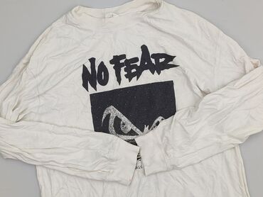 sweter popcorn: No Fear, Long-sleeved top for men, size S (EU 36)