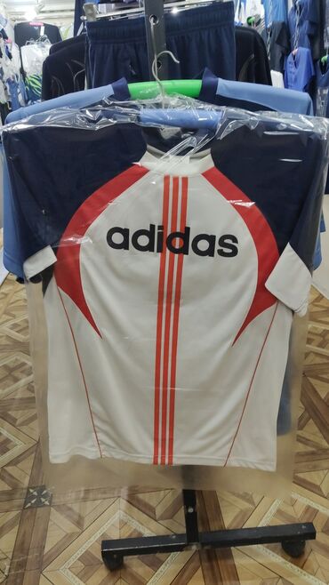 Футболки: Мужская футболка, S, M, L, Adidas, Новый, цвет - Белый, Платная доставка — 13