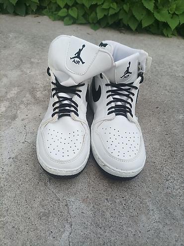 джордан 1: Мужские кроссовки, 37, 40, Nike, Б/у, цвет - Белый, Самовывоз, Платная доставка — 5