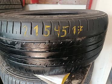 шины 21545 r17: Шины 215 / 45 / R 17, Лето, Б/у, 1 шт, Легковые — 1