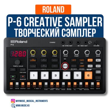 декодер 5 1: Сэмплер Roland AIRA Compact P-6 Creative Sampler Описание устройства