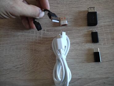Audio və video kabellər: Müxtəlif perexodniklər, kabel və adapterlər Audio giriş 2.5 mm-dən — 2