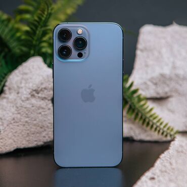 Apple iPhone: IPhone 13 Pro, Новый, 128 ГБ, Sierra Blue, Зарядное устройство, Защитное стекло, Коробка, 85 %