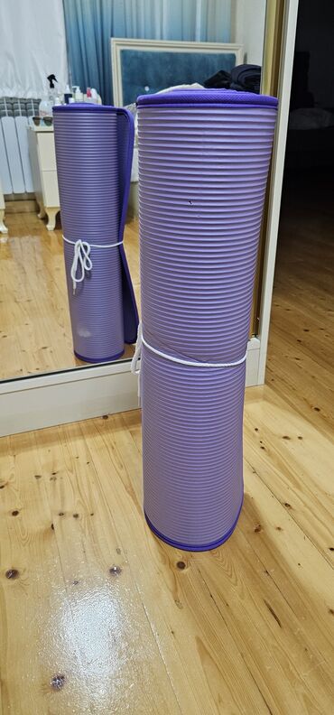 Маски, очки: Bənövşəyi rəngli yoqa/fitnes matı - Material: qalın, yastıqlayıcı