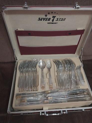 набор ножей zepter: Seven Star Germany süfrə dəsti – metall çemodanda - Marka/model — 2