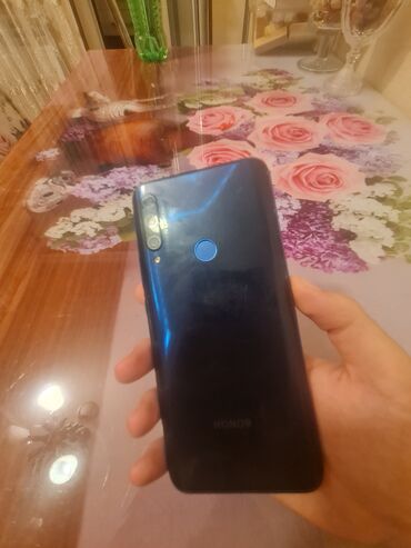 телефон fly ezzy 2: Honor 9X China, 128 ГБ, цвет - Голубой, Кредит, Отпечаток пальца, Face ID