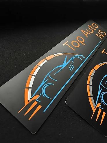 Delovi za motocikle: Ukrasne tablice - izrada ukrasnih tablica po želji- 1881 📌 opis: ne — 5