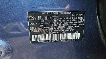 Subaru: Subaru Outback: 2021 г., 2.5 л, Автомат, Бензин, Универсал — 7