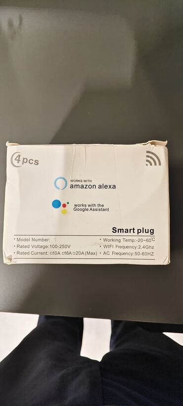 led bezicne sijalice na daljinski: Ağıllı Rozet (Smart Plug) – 4 ədəd qutu Uyğunluq: - Amazon Alexa və